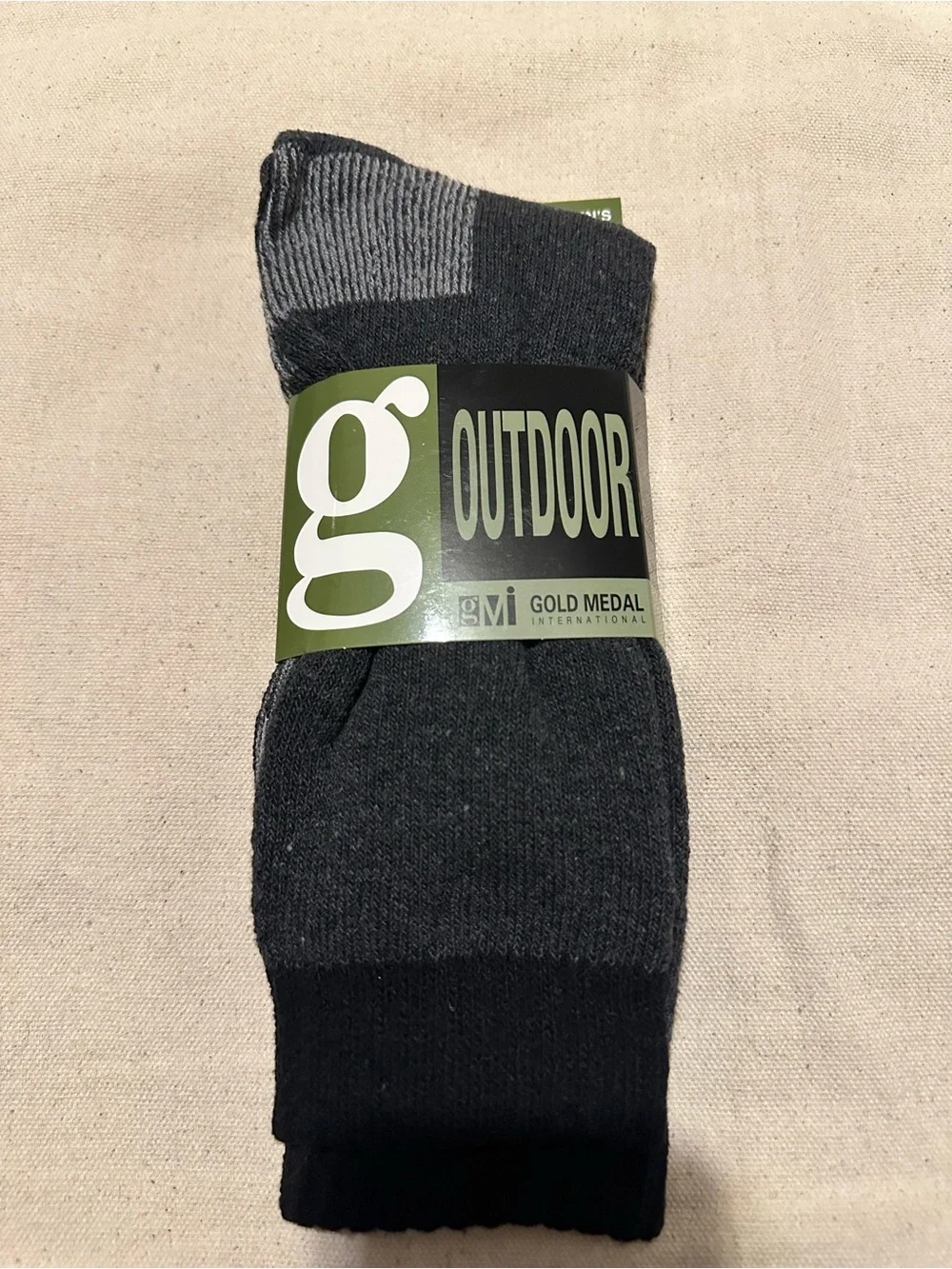 Gold Medal | Socks | Gold MedalOutdoor Men's Black & Gray Crew Socks
